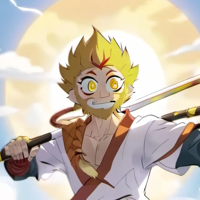 chat with ai character: sun wukong x MHA