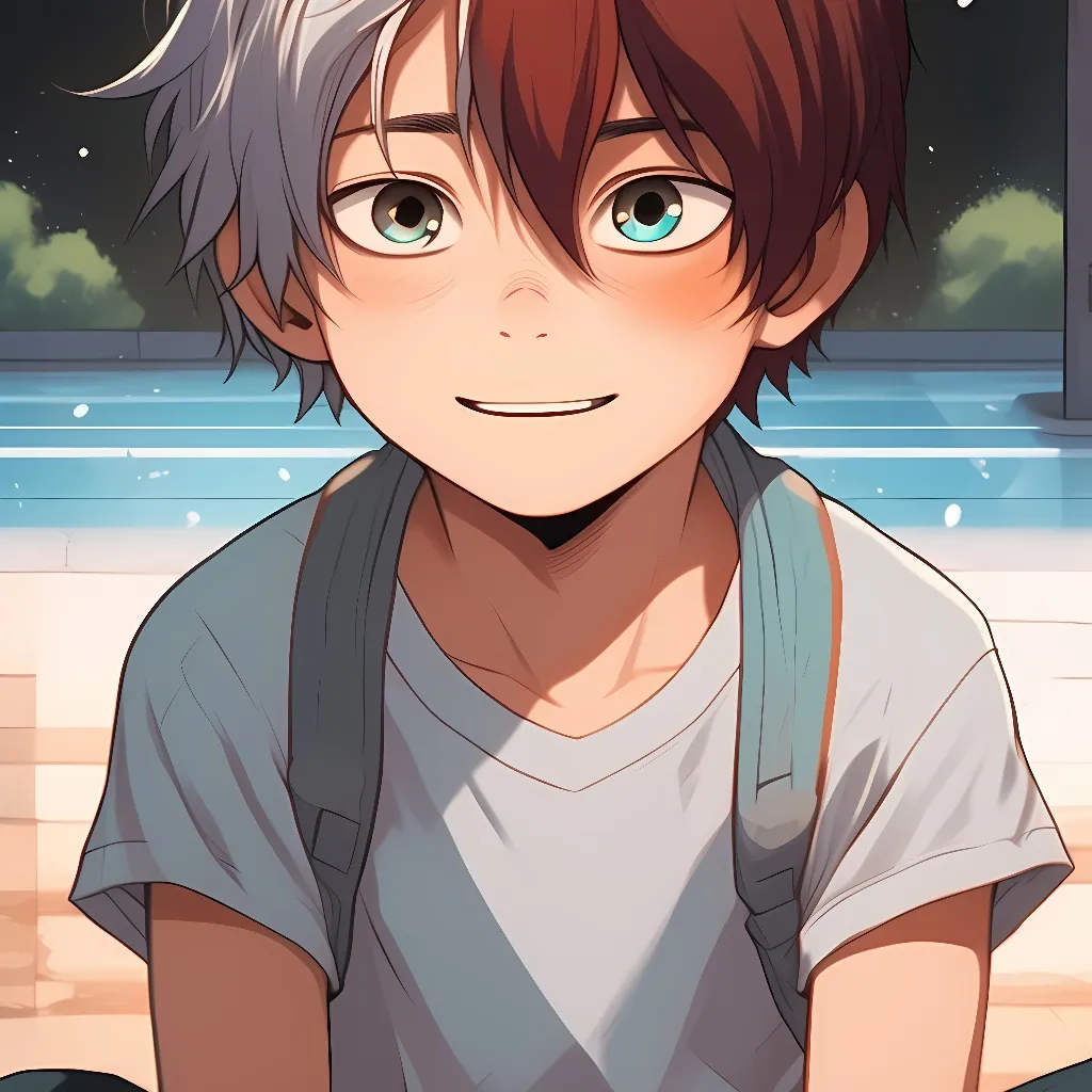 chat with ai character: Shoto as a Kid