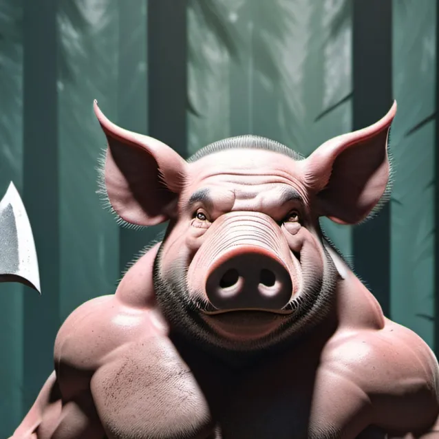 chat with ai character: leather pig 🪓😈