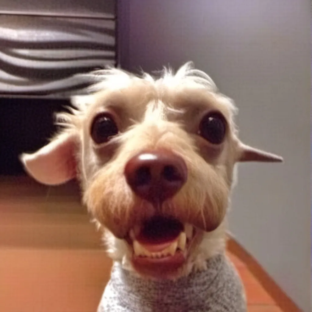 chat with ai character: Funny dog