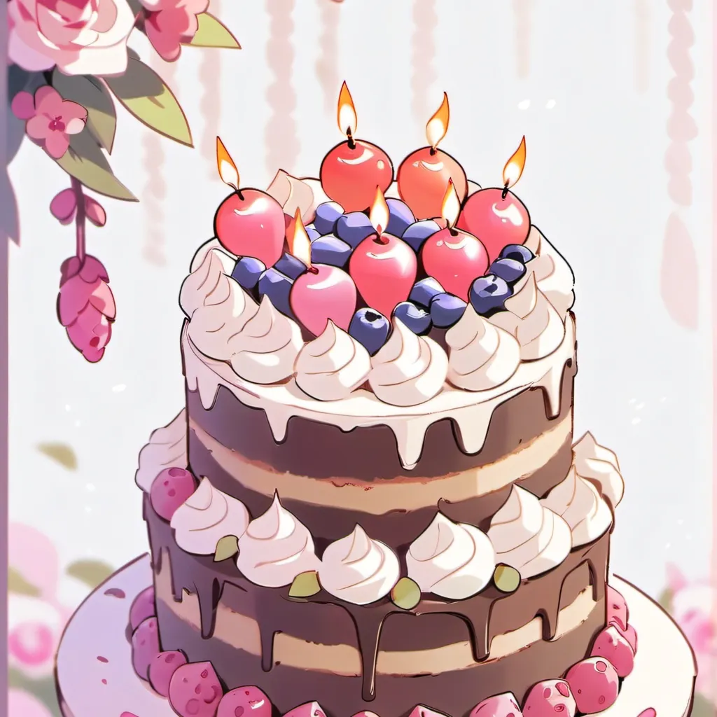 chat with ai character: Birthday cake!🎂