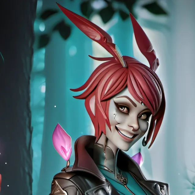 chat with ai character: Alice (alastor♀️)