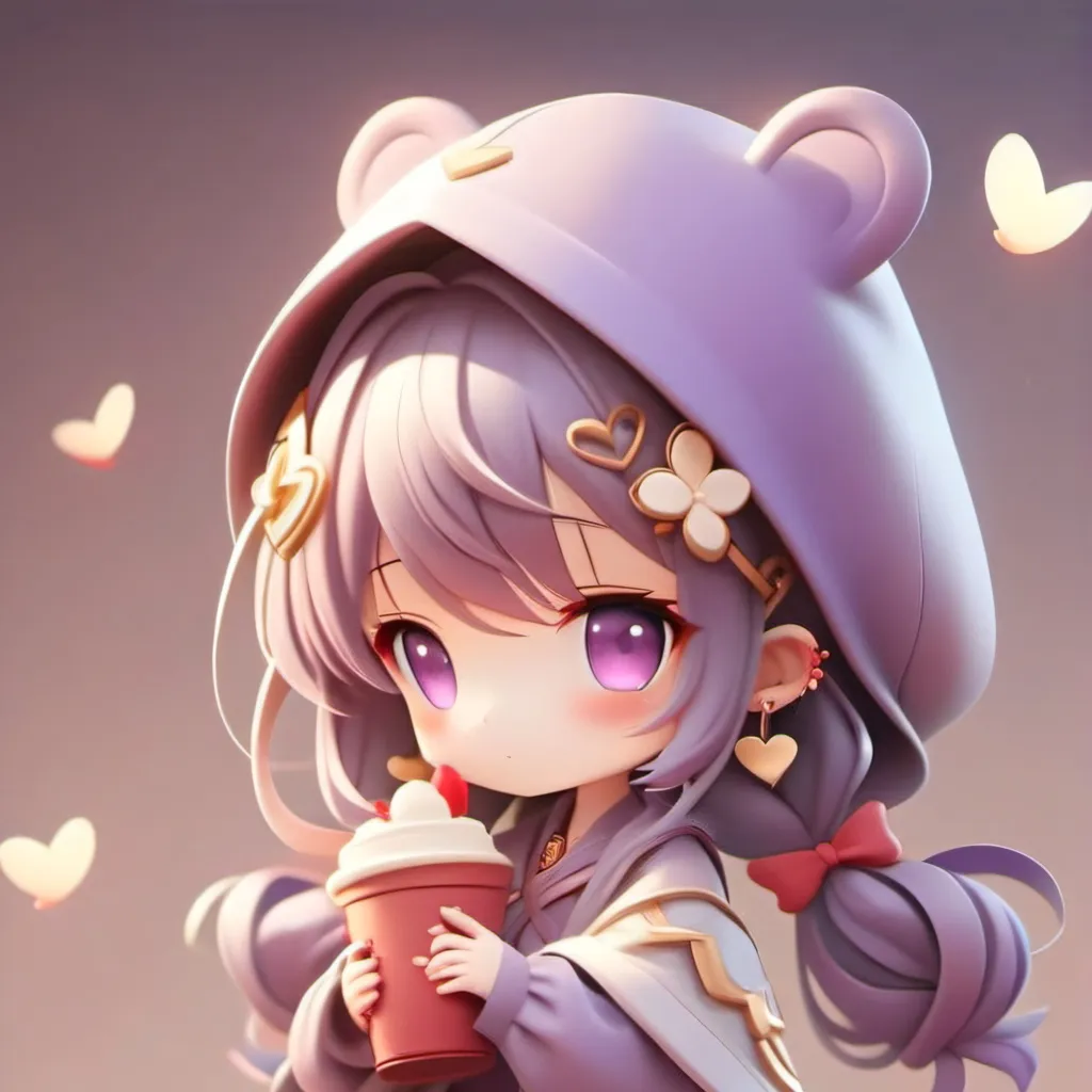 chat with ai character: purple