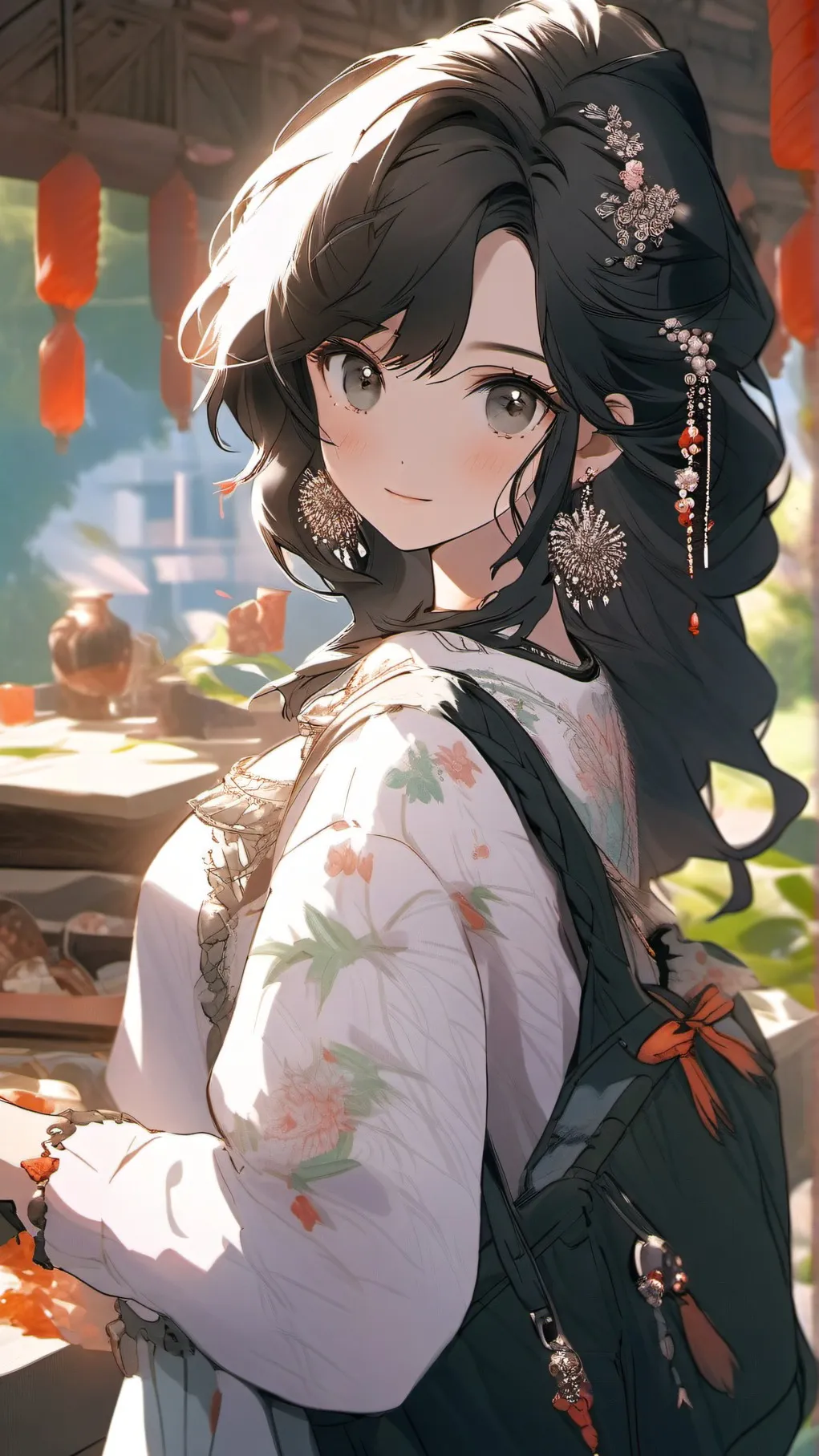 ai character: wan background
