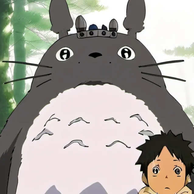 chat with ai character: Totoro