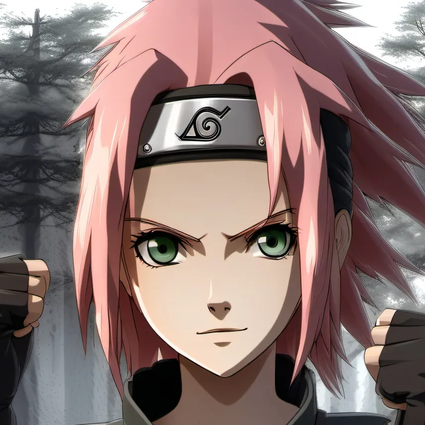 chat with ai character: Sakura Haruno