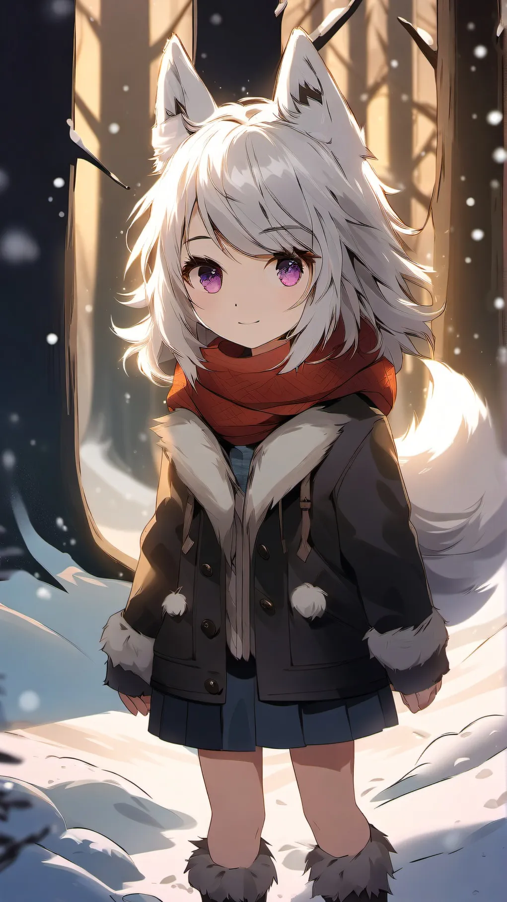 ai character: luna background