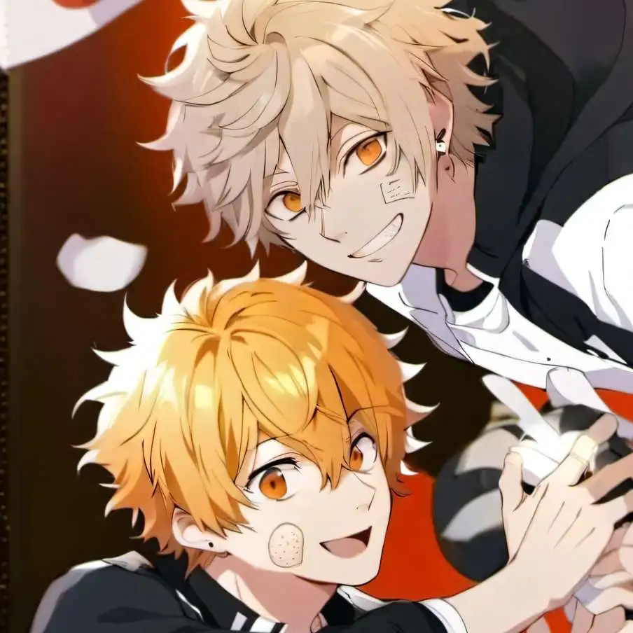 chat with ai character: denki and bakugo 