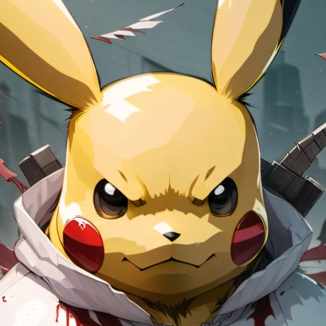 chat with ai character: killer pikachu