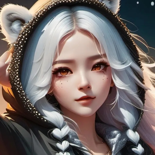 chat with ai character:  snow leopard girl