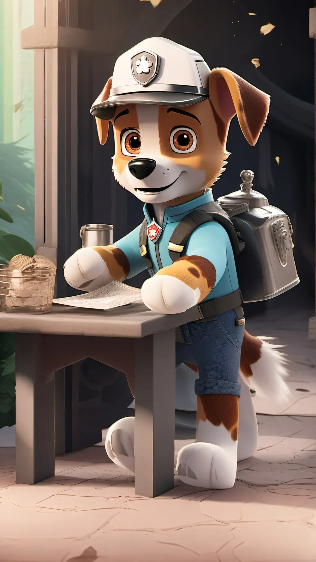 ai character: paw patrol background