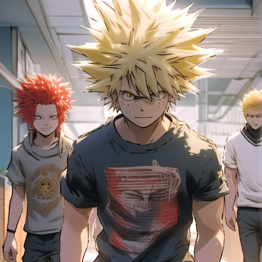 chat with ai character: The MHA trio