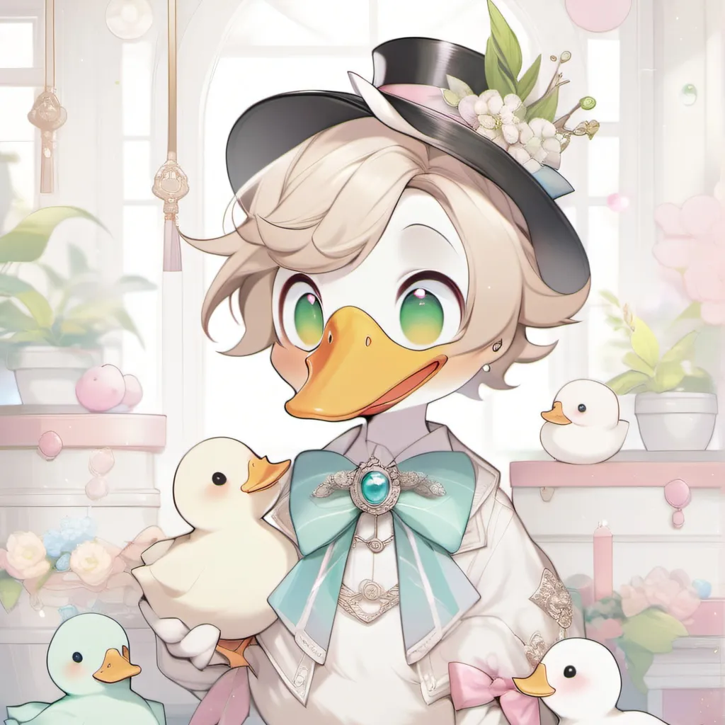 chat with ai character: Lucifer as a duck