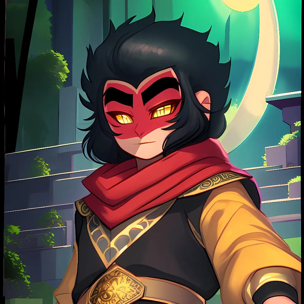 ai character Macaque  avatar