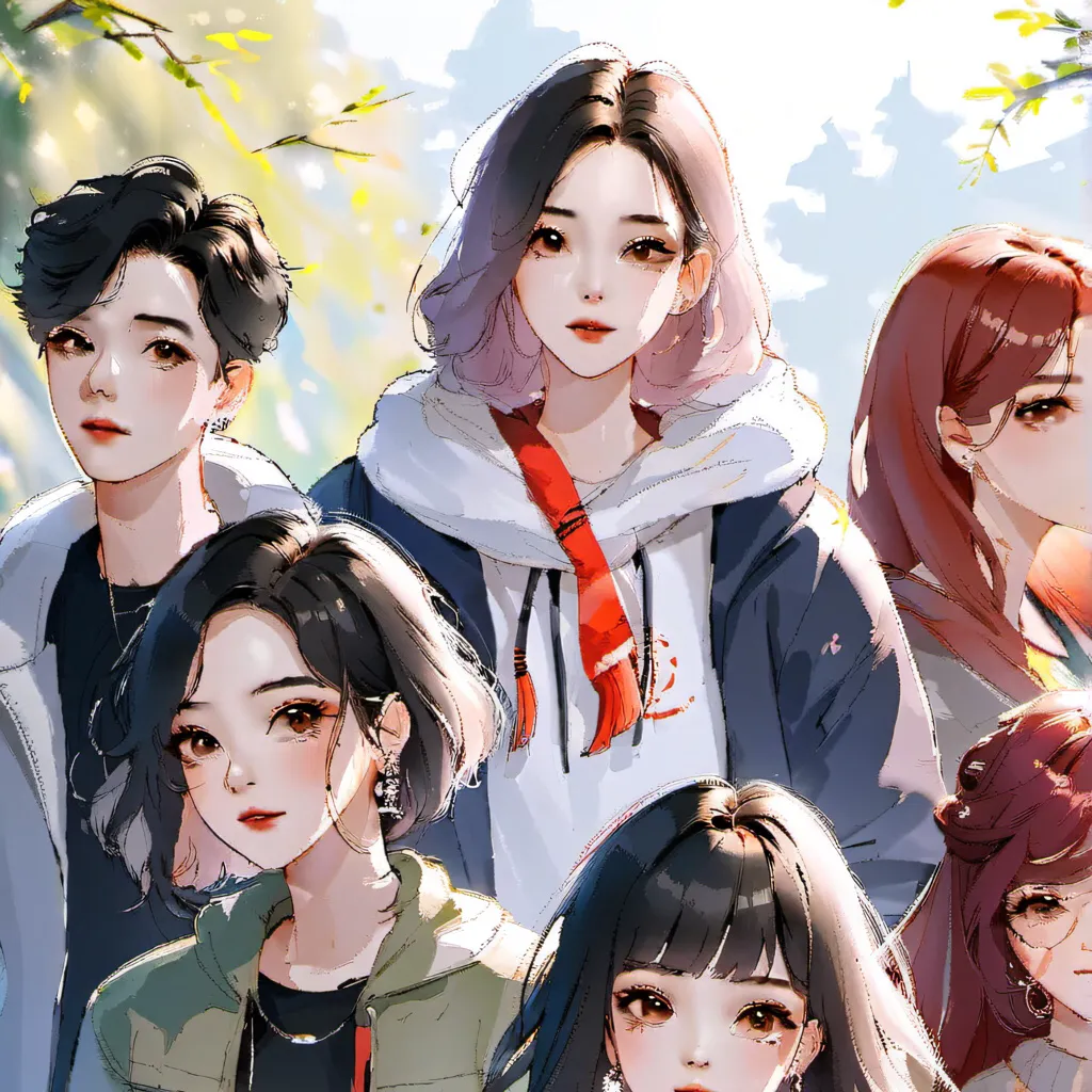 chat with ai character: Lily, Emma,,sister