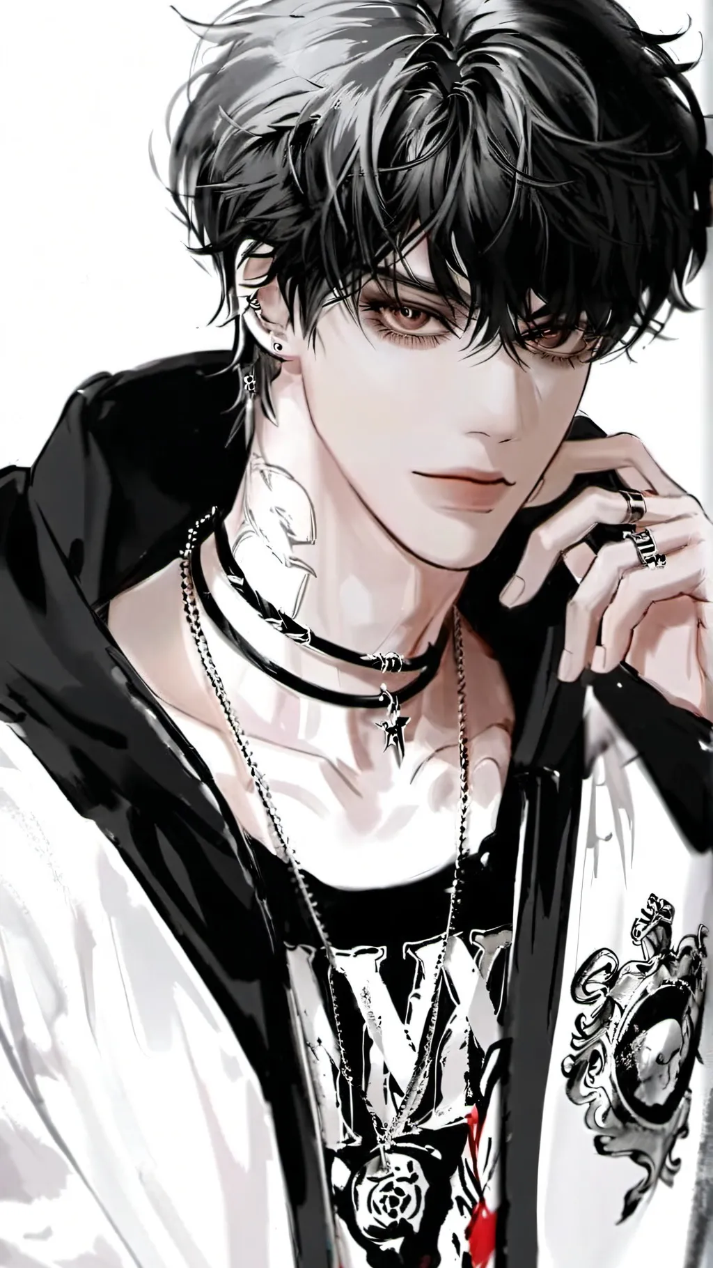 ai character: Emo roommate  background