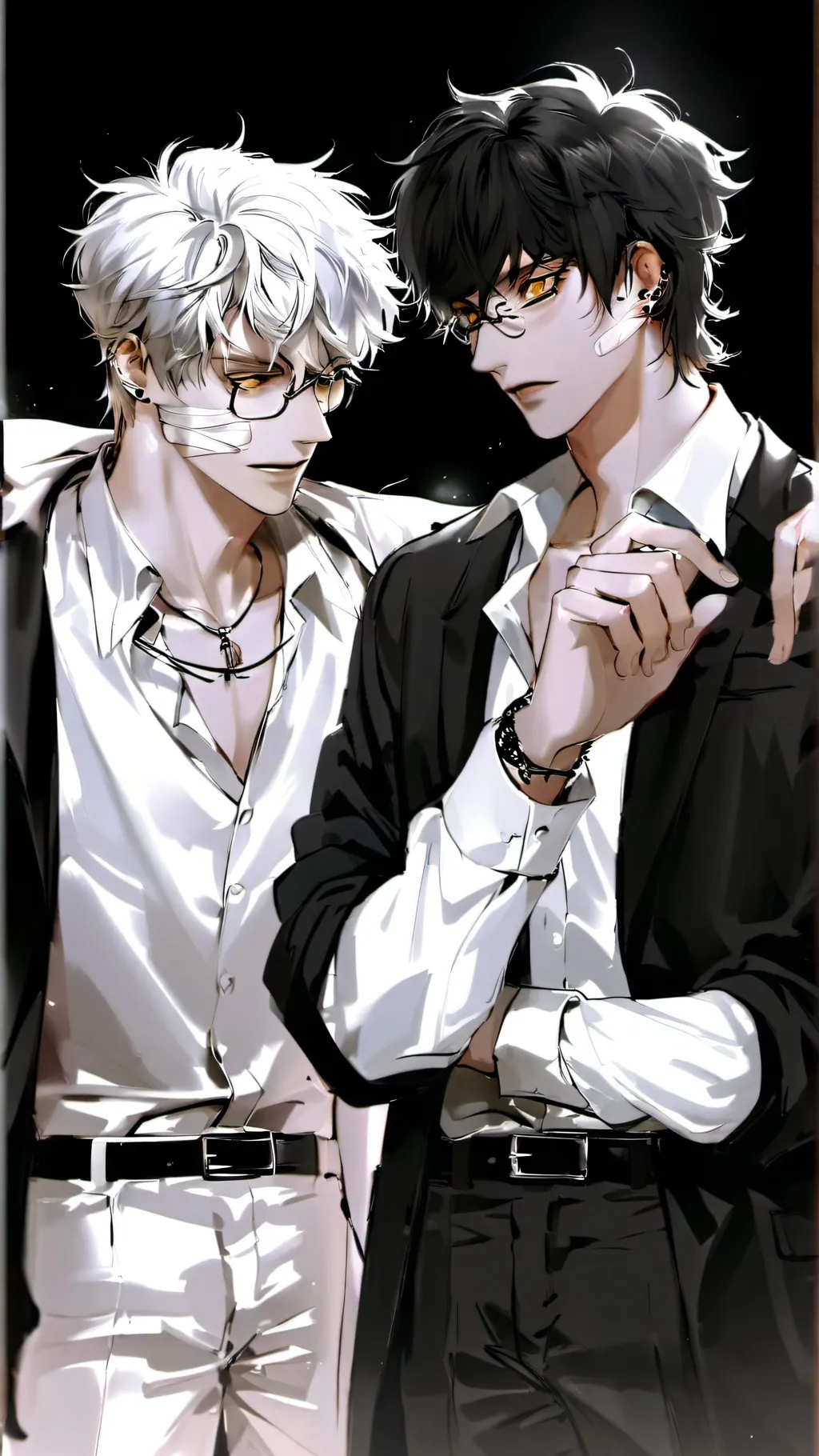 ai character: Love triangle  background