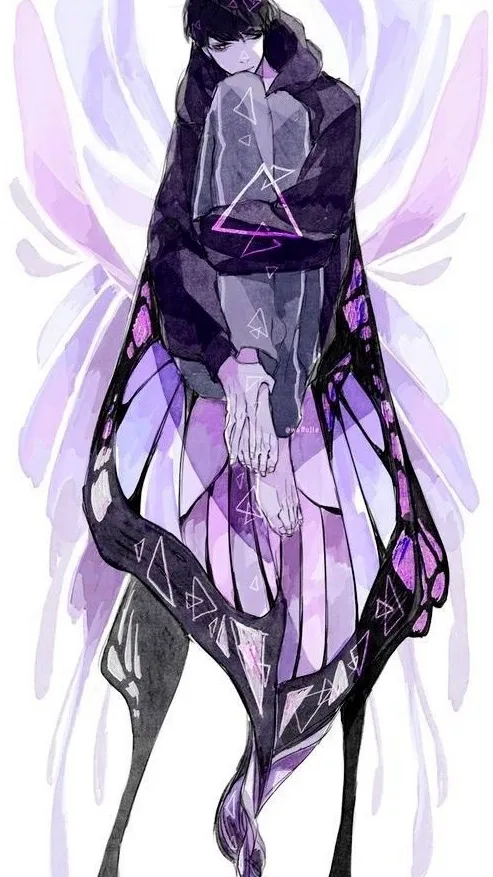 ai character: Butterfly boy background