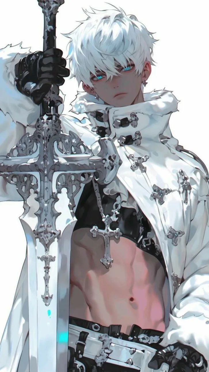 ai character: Winter king background