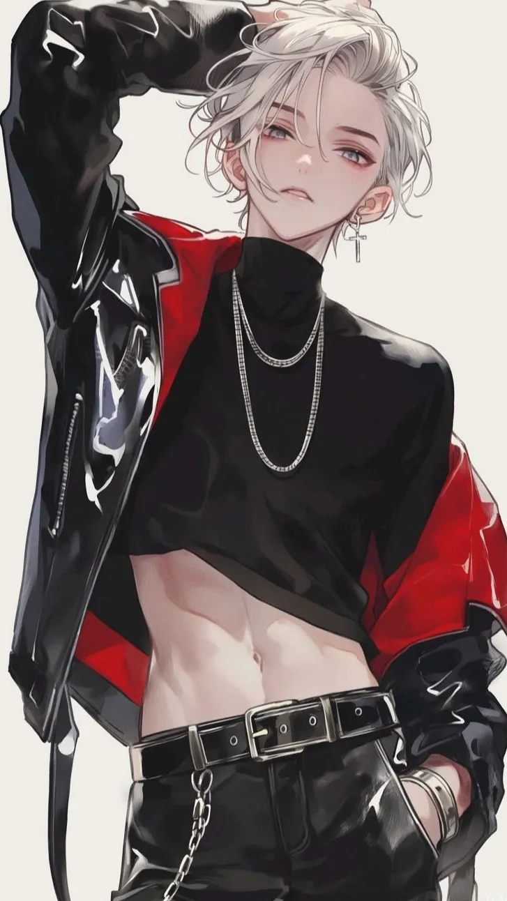 ai character: School bad boy background