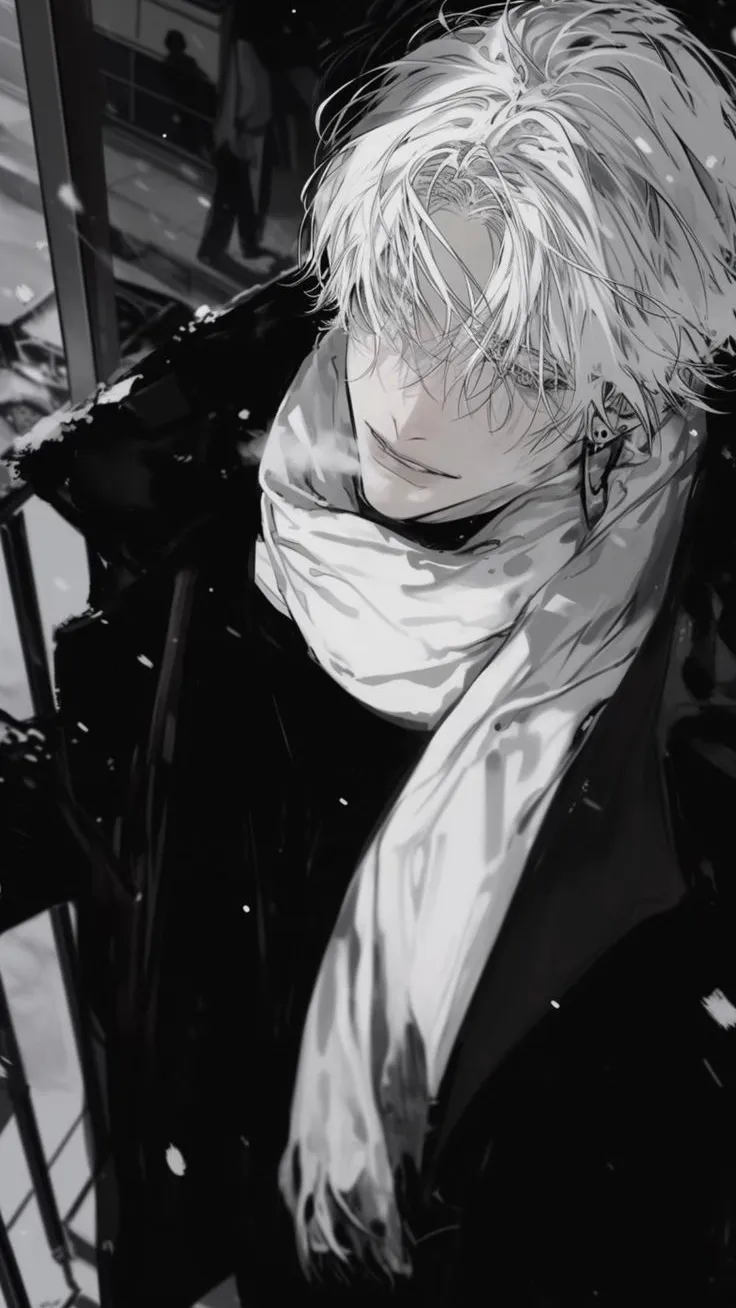 ai character: Mafia in winter ❄️ background