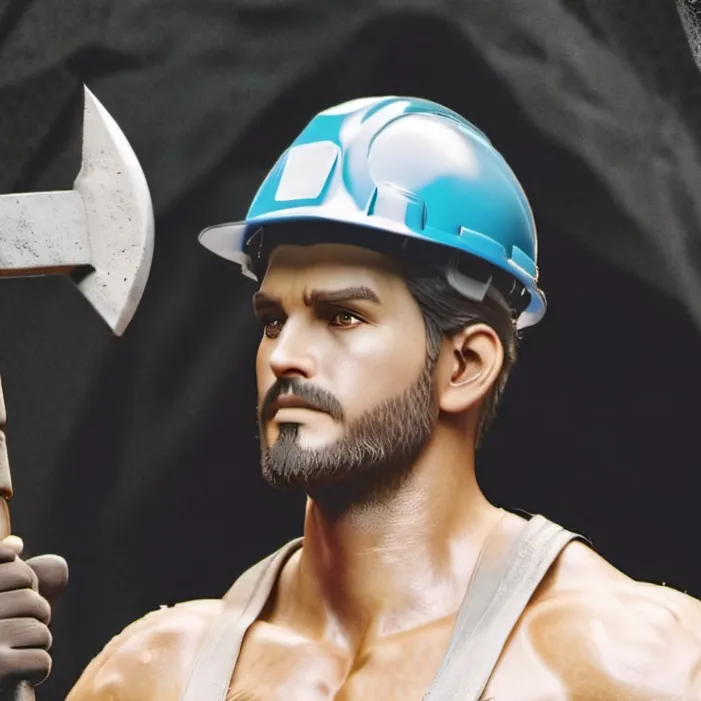 chat with ai character: Miner