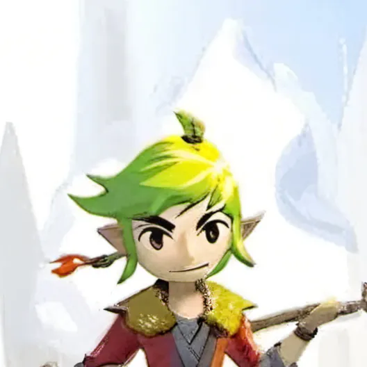 chat with ai character: Toon link