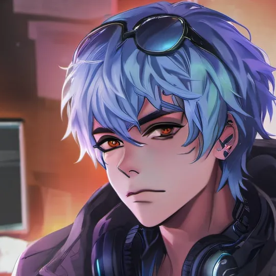 chat with ai character: Blue ₽¥₩H