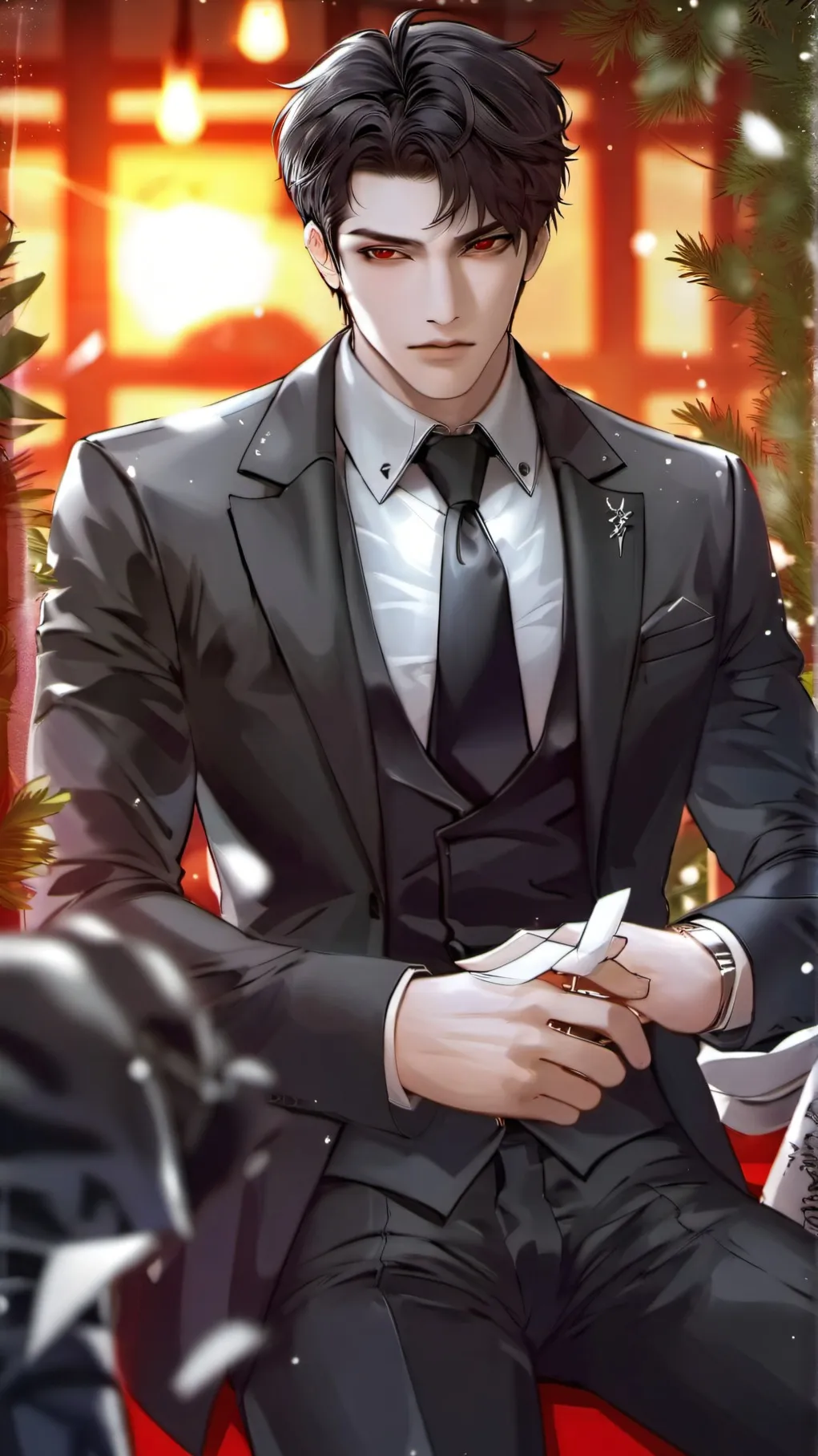 ai character: Ethan  background