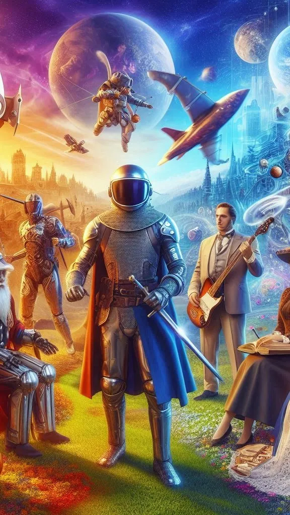ai character: Series multiverse! background