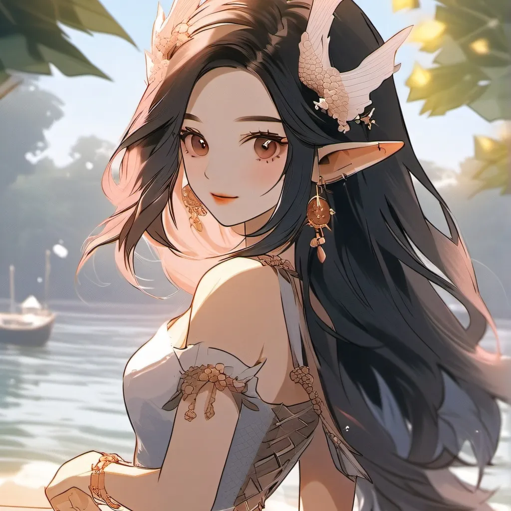 chat with ai character: Mha mermaid 1-A