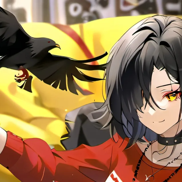 chat with ai character: raven