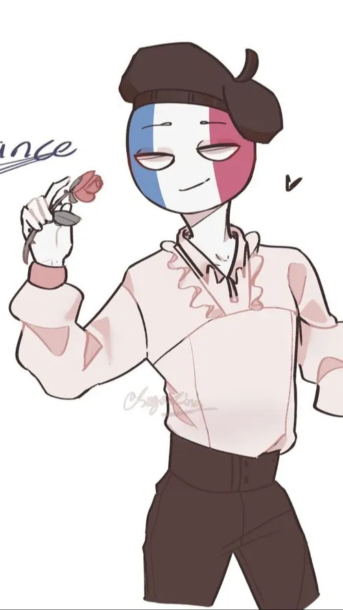 ai character: France ✧˚. background