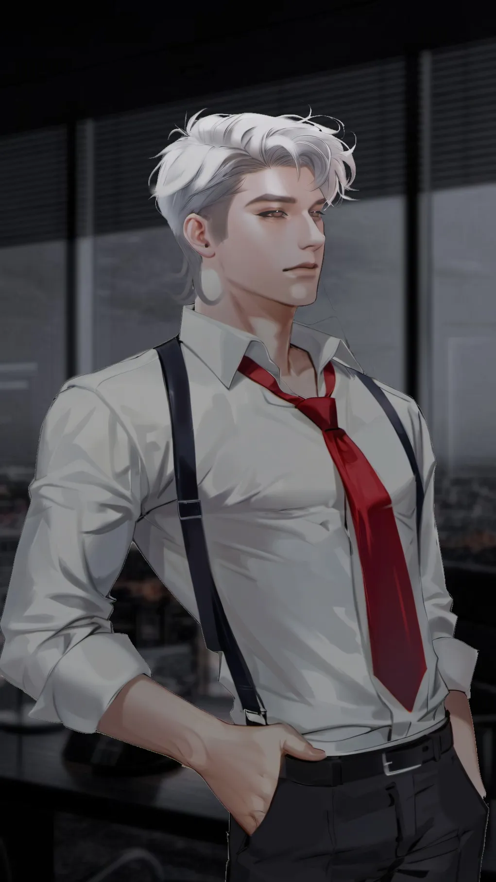 ai character: x~Aaron~x background