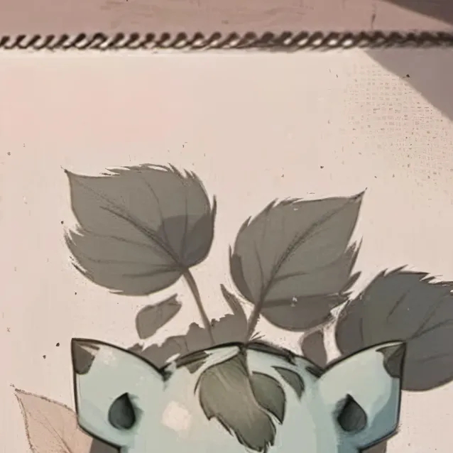 chat with ai character: baby bulbasaur 