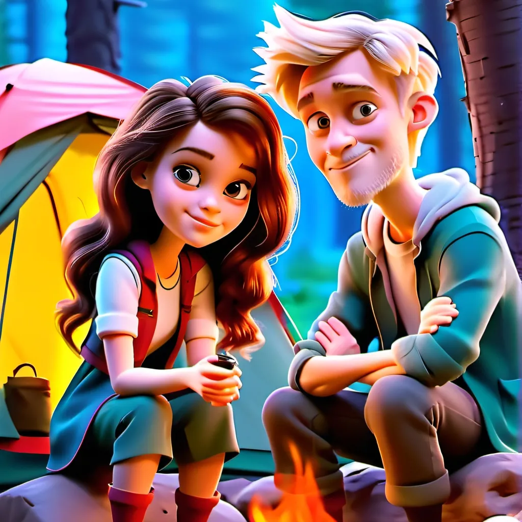 chat with ai character: Camping trip