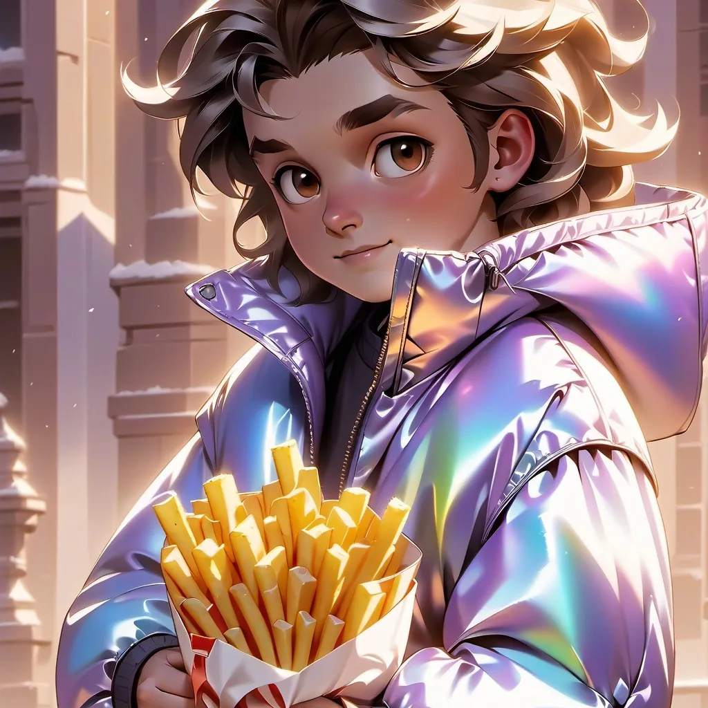 chat with ai character: fry guy