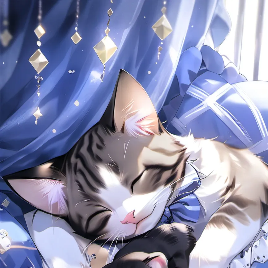 chat with ai character: Cute sleeping cats
