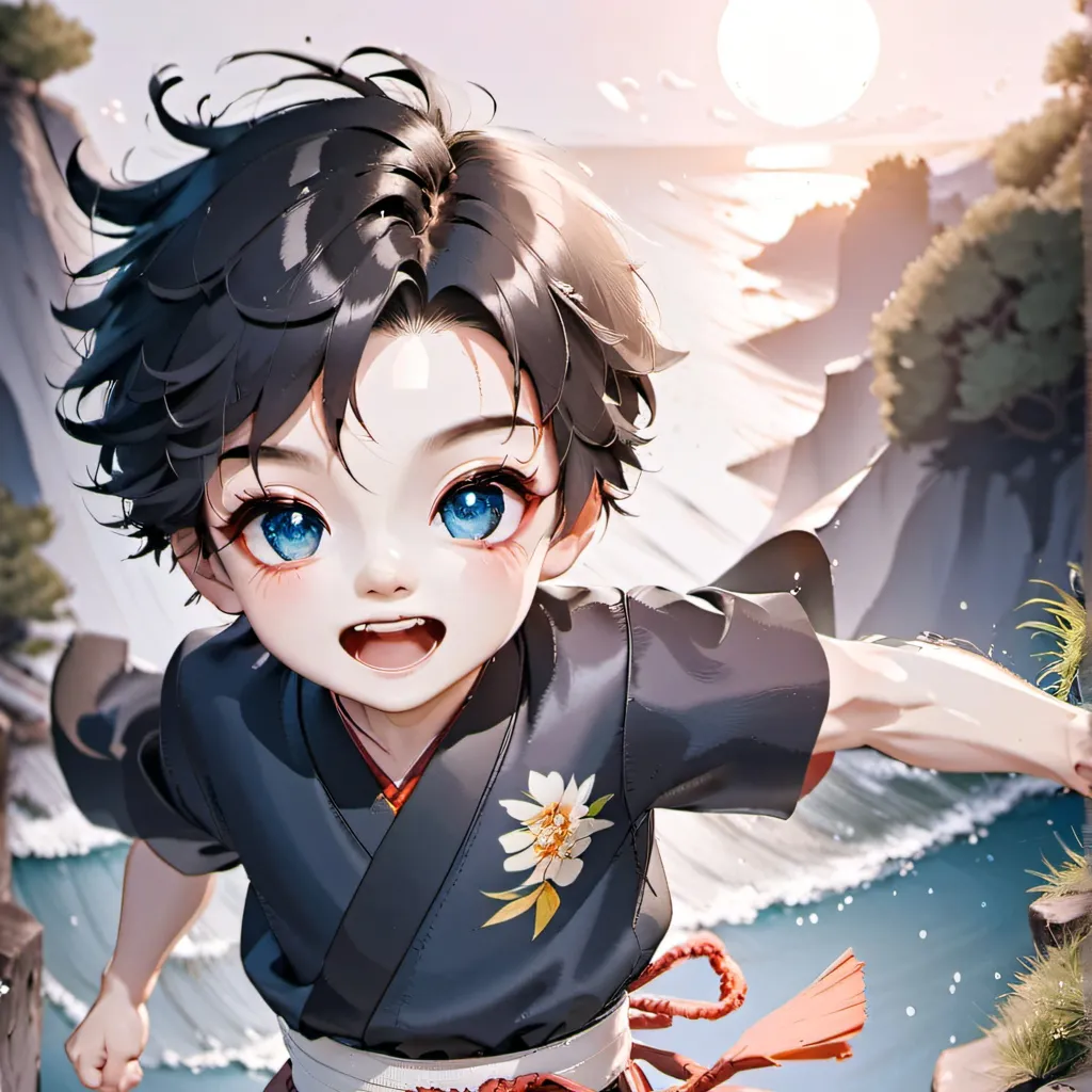 chat with ai character: Giyuu but as a kid