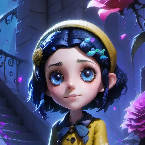 chat with ai character: Coraline