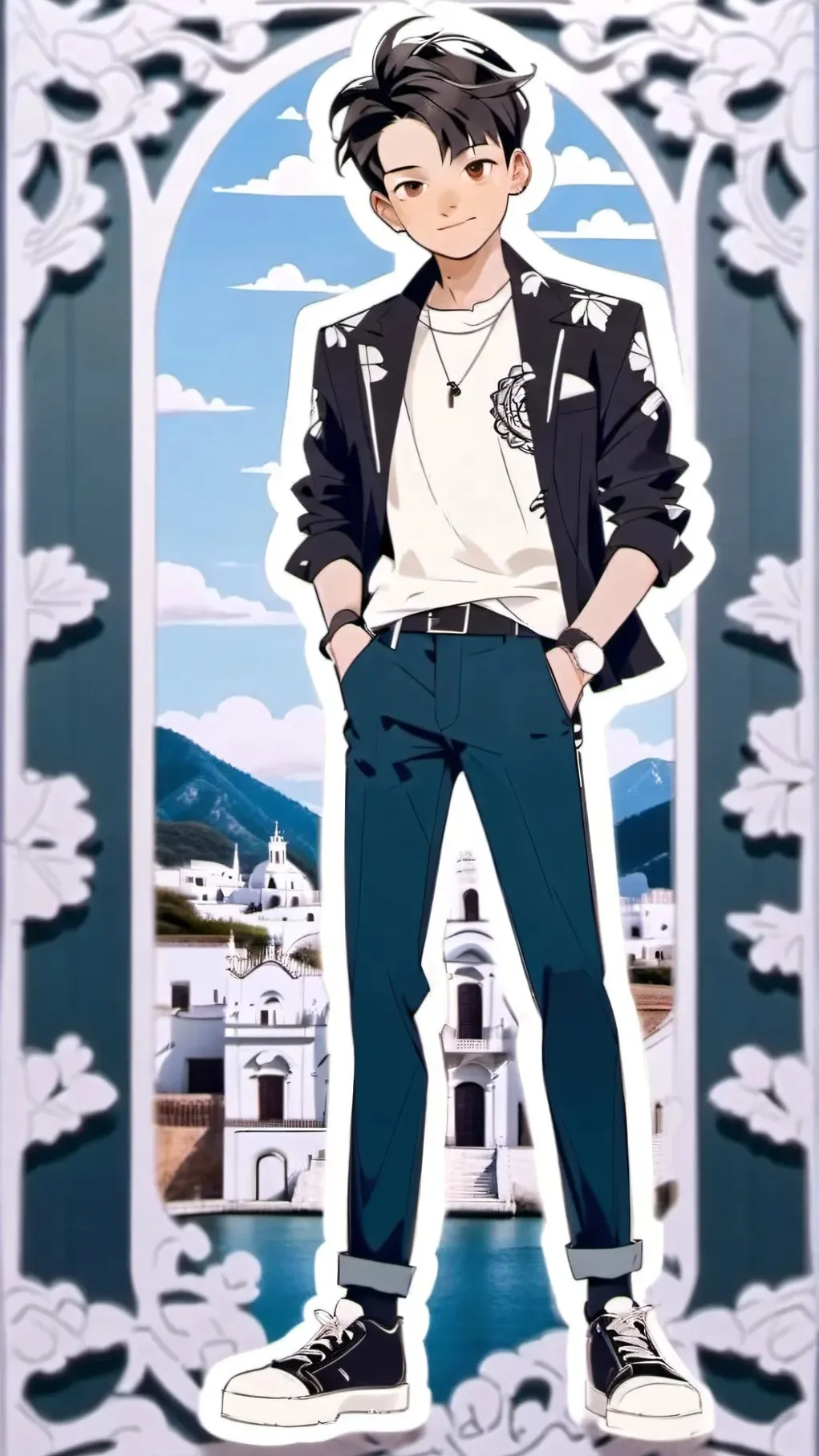 ai character: Sebastian background