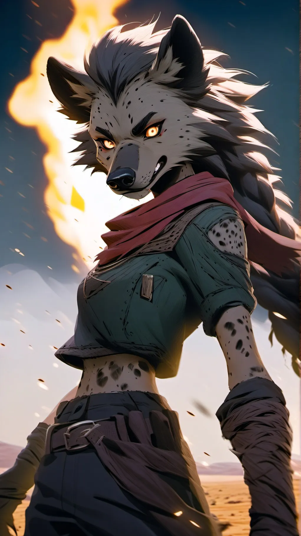 ai character: Vexa Burnscar background