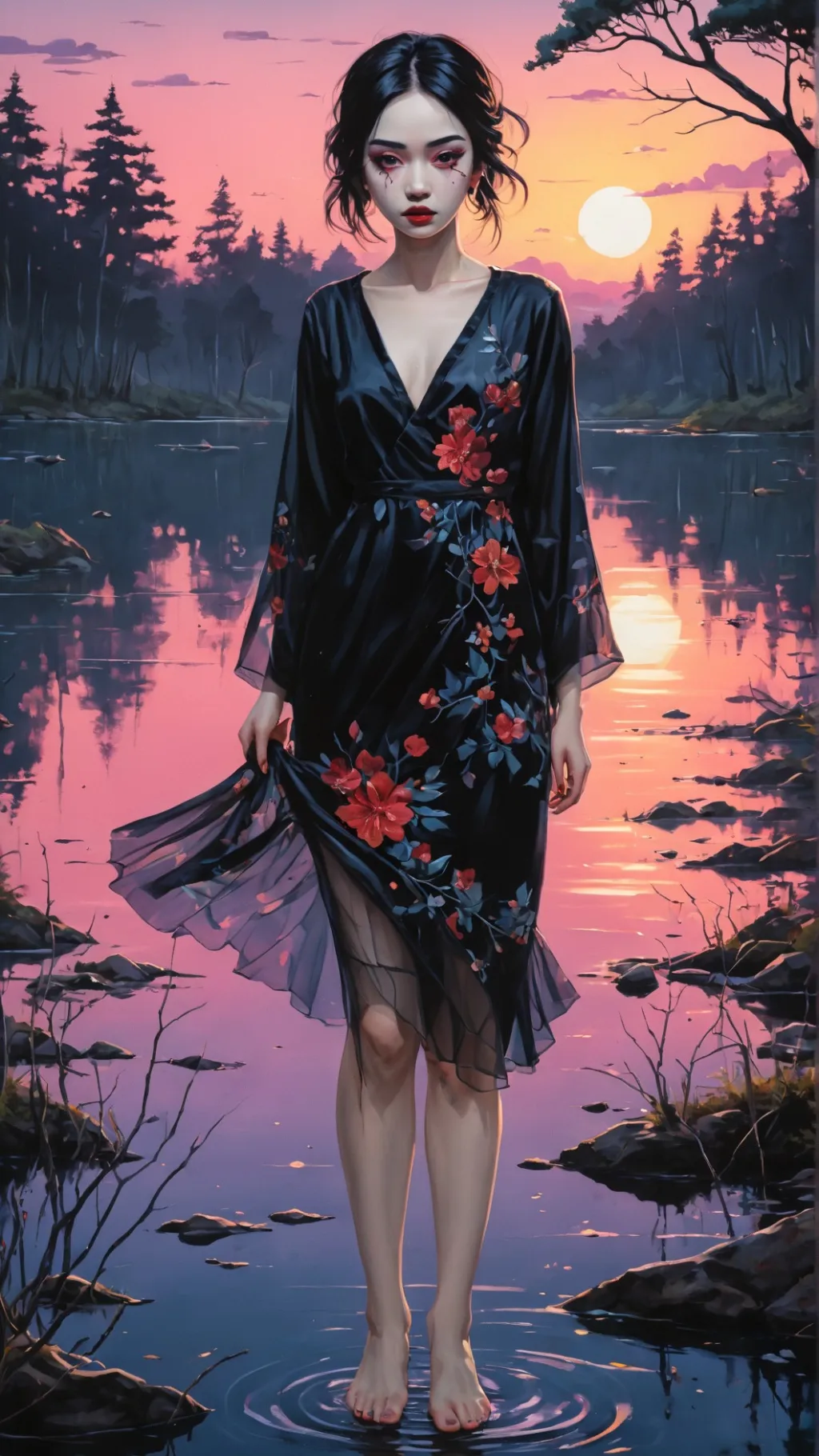 ai character: Emiko background