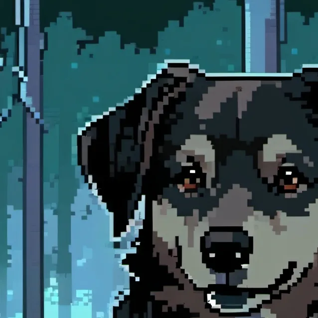 chat with ai character:  Dude/support dog