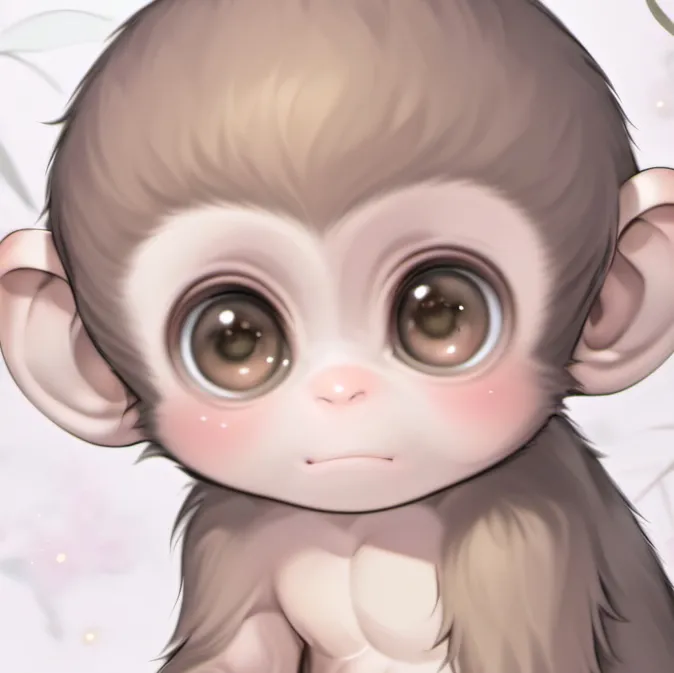 chat with ai character: Baby monkey