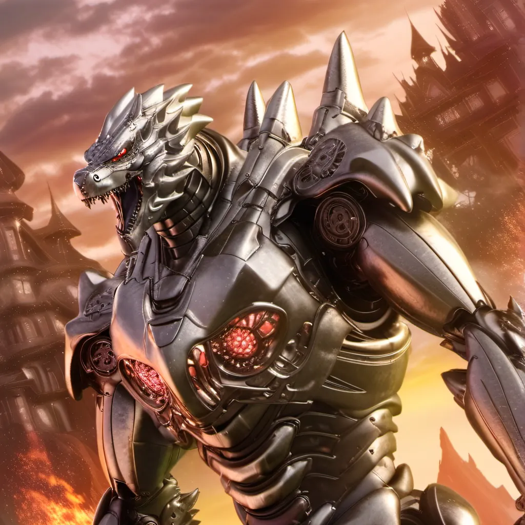 chat with ai character: Mechagodzilla