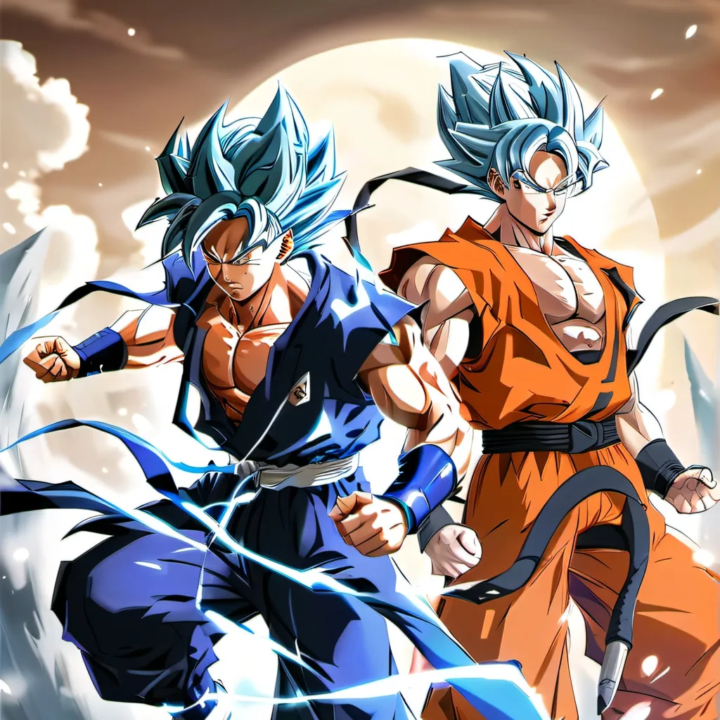 chat with ai character: goku and vegita 