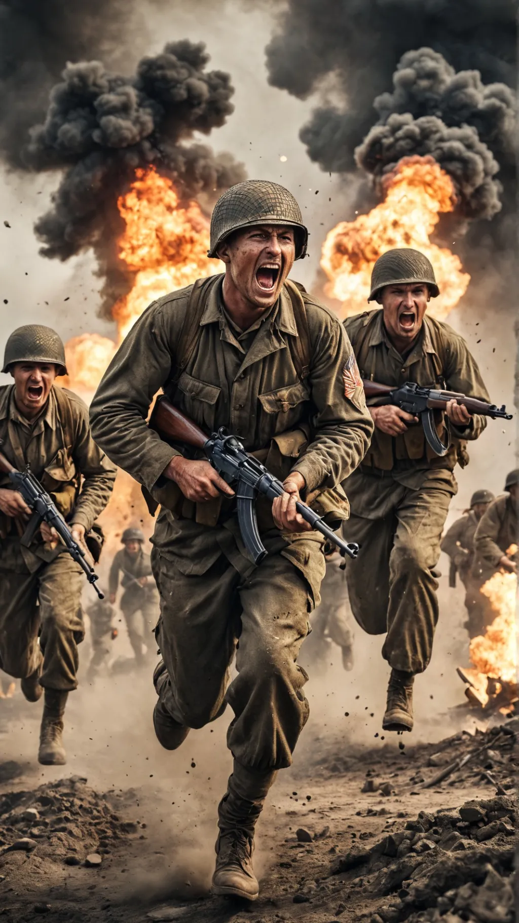 ai character: 2ND WORLD WAR background