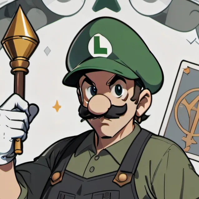 chat with ai character: Green Mario
