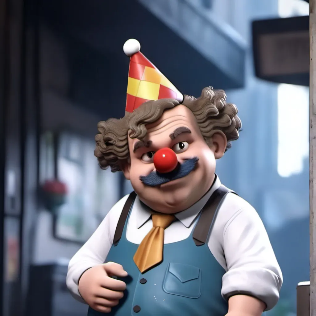 chat with ai character: poo man goofyclown